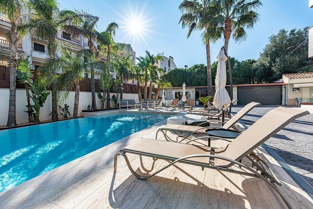 Apartamento Luxury Casa Con Piscina, Wifi, 150M Dal Mare Miami Platja  Exterior foto